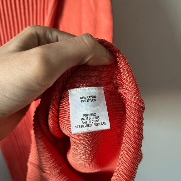 Ronny KOBO Coral Ribbed Asymmetrical Skirt - Picture 7 of 9